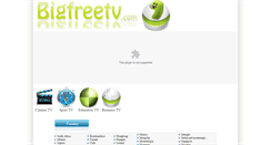Desktop Screenshot of bigfreetv.com